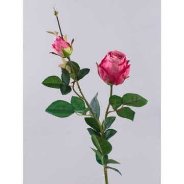 Artificial rose CARUSA, pink, 80 cm, Ø 8 cm Artificial rose CARUSA, pink, 80 cm, Ø 8 cm