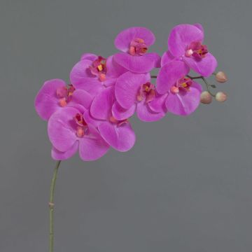 Artificial twig Phalaenopsis orchid AURELIA, pink, 3ft/95cm