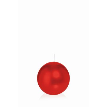 Ball candle MAEVA, red, Ø2.4"/6cm, 10h - Made in Germany Ball candle MAEVA, red, Ø2.4"/6cm, 10h - Made in Germany
