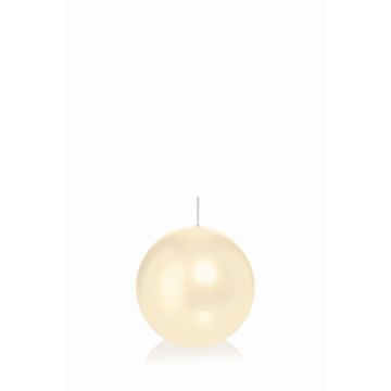 Ball candle MAEVA, cream, Ø2.4"/6cm, 10h - Made in Germany Ball candle MAEVA, cream, Ø2.4"/6cm, 10h - Made in Germany