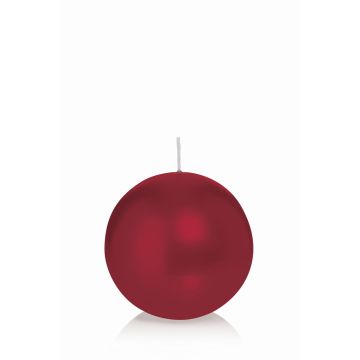 Ball candle MAEVA, bordeaux, Ø3.1"/8cm, 25h - Made in Germany Ball candle MAEVA, bordeaux, Ø3.1"/8cm, 25h - Made in Germany