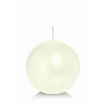 Ball candle MAEVA, ivory, Ø4"/10cm, 46h - Made in Germany Ball candle MAEVA, ivory, Ø4"/10cm, 46h - Made in Germany