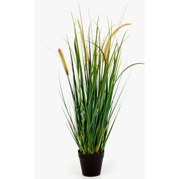 Artificial foxtail grass FEHMI with panicles, green, 24"/60cm