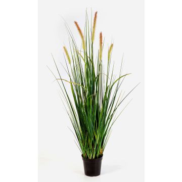 Artificial foxtail grass FEHMI with panicles, green, 3ft/95cm