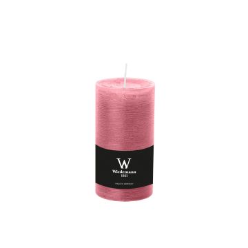Pillar candle AURORA, antique pink, 5.1"/13cm, Ø2.7"/6,8cm, 54h - Made in Germany