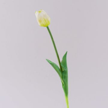LONA artificial tulip, white and green, 45 cm, Ø 4 cm