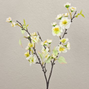 Artificial cherry blossom branch SOEY with blossoms, cream-white, 18"/45cm, Ø0.8"-1.8"/2-4.5cm Artificial cherry blossom branch SOEY with blossoms, cream-white, 18"/45cm, Ø0.8"-1.8"/2-4.5cm