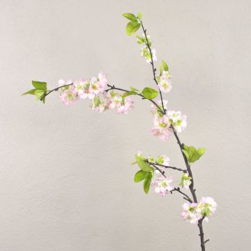 Decorative cherry blossom branch VALESKA, flowering, pink, 3ft/105cm