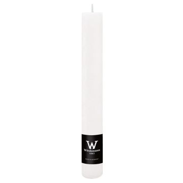 Dinner candle AURORA, white, 8"/20cm, Ø1.4"/3.5cm, 23 hours - Made in Germany Dinner candle AURORA, white, 8"/20cm, Ø1.4"/3.5cm, 23 hours - Made in Germany