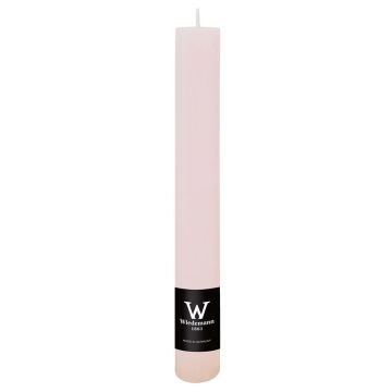 AURORA taper candle, light pink, 20cm, Ø3.5cm, 23h – Made in Germany AURORA taper candle, light pink, 20cm, Ø3.5cm, 23h – Made in Germany