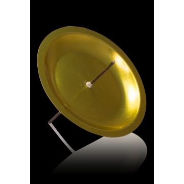 KRISTOFFER metal candle holder for Advent wreath, for candles approx. Ø5cm, gold, 8cm, Ø12cm KRISTOFFER metal candle holder for Advent wreath, for candles approx. Ø5cm, gold, 8cm, Ø12cm