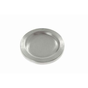 GREGORIA round metal candle tray, for candles Ø7–8 cm, silver, Ø11.5 cm GREGORIA round metal candle tray, for candles Ø7–8 cm, silver, Ø11.5 cm