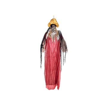 Halloween decorative figure: pirate Skeleton Captain LUIS, talking, LED, 6ft/170cm Halloween decorative figure: pirate Skeleton Captain LUIS, talking, LED, 6ft/170cm