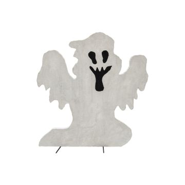 Halloween decorative figure - SPOOKY GHOST silhouette, white, 23"/58cm Halloween decorative figure - SPOOKY GHOST silhouette, white, 23"/58cm