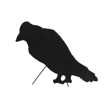 Halloween decorative silhouette crow SPOOKY CROW, black, 25"/63cm Halloween decorative silhouette crow SPOOKY CROW, black, 25"/63cm