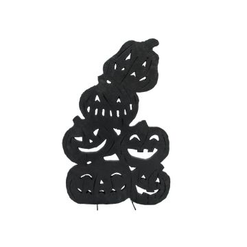 Halloween decorative silhouette pumpkins SPOOKY PUMPKINS, black, 32"/82cm Halloween decorative silhouette pumpkins SPOOKY PUMPKINS, black, 32"/82cm