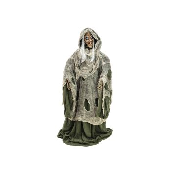 Halloween decorative figure: witch PATHERA with movement and sound functions, LEDs, 150cm