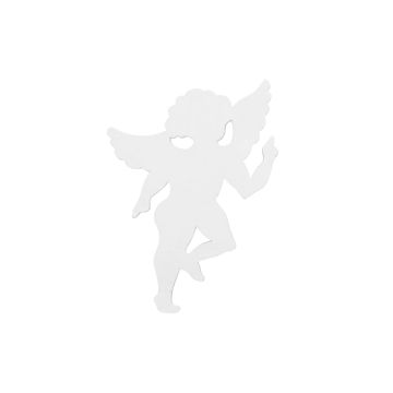 Christmas decoration: ELENI angel silhouette figurine, white, 60cm