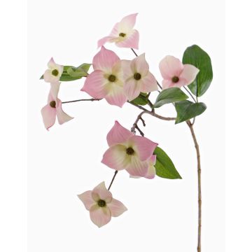 Artificial Japanese dogwood branch KOHANA, flowering, pink, 28"/70cm Artificial Japanese dogwood branch KOHANA, flowering, pink, 28"/70cm
