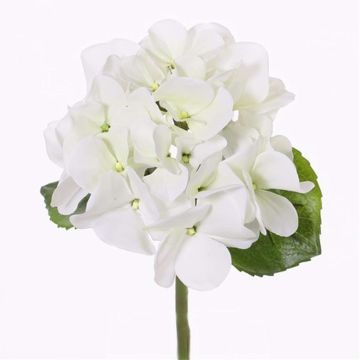 Plastic hydrangea CHIDORI, white-green, 12"/30cm, Ø 5"/13cm Plastic hydrangea CHIDORI, white-green, 12"/30cm, Ø 5"/13cm