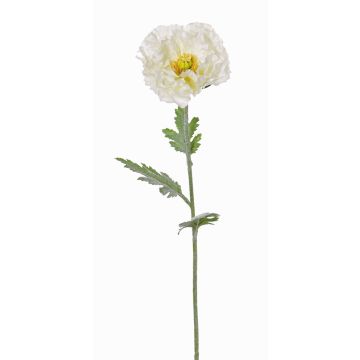Artificial poppy BAHIRA, cream, 30"/75cm, Ø 5"/13cm Artificial poppy BAHIRA, cream, 30"/75cm, Ø 5"/13cm
