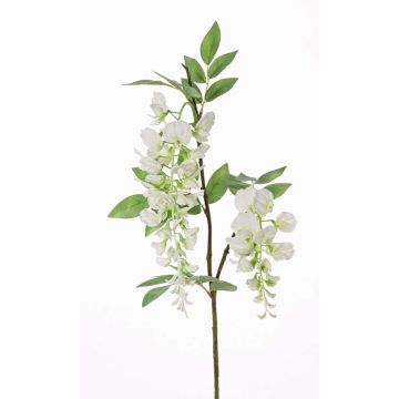 Artificial wisteria twig NEZUMI, flowering, white, 3ft/105cm Artificial wisteria twig NEZUMI, flowering, white, 3ft/105cm