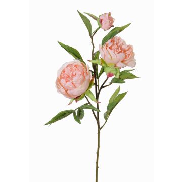 Silk flower peony MANJA, pink, 28"/70cm, Ø3.1"-3.9"/8-10cm Silk flower peony MANJA, pink, 28"/70cm, Ø3.1"-3.9"/8-10cm
