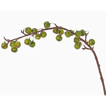 Decorative apple tree branch BORIAN with fruits, green, 37"/95cm Decorative apple tree branch BORIAN with fruits, green, 37"/95cm