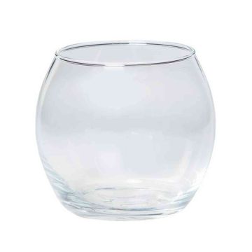 Tealight holder TOBI OCEAN, globe/round, clear, 2.6"/6,5cm, 3.1"/Ø8cm