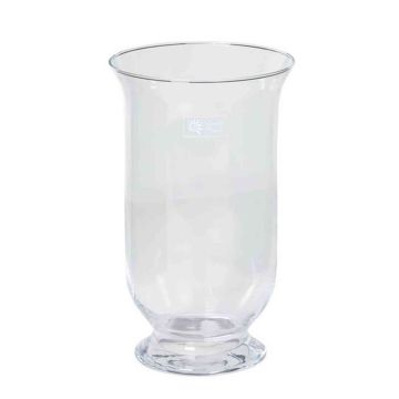 Lantern LEA OCEAN with pedestal, cylinder/round, clear, 12"/30cm, Ø8"/18cm