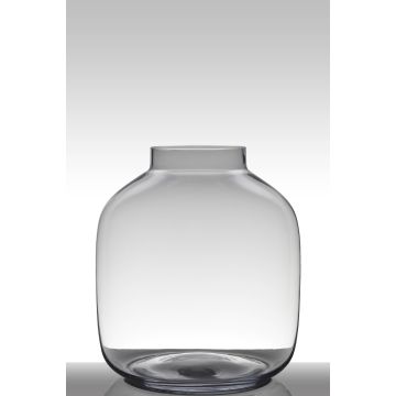 Round glass vase GEORGIA EARTH, clear, 43 cm, Ø38 cm Round glass vase GEORGIA EARTH, clear, 43 cm, Ø38 cm