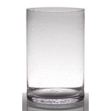 Floor vase of glass SANUA, cylinder/round, clear, 12"/30cm, Ø7"/19cm