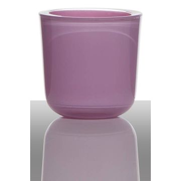 Tealight holder NICK, cylinder/round, lilac, 3"/7.5cm, Ø3"/7.5cm Tealight holder NICK, cylinder/round, lilac, 3"/7.5cm, Ø3"/7.5cm