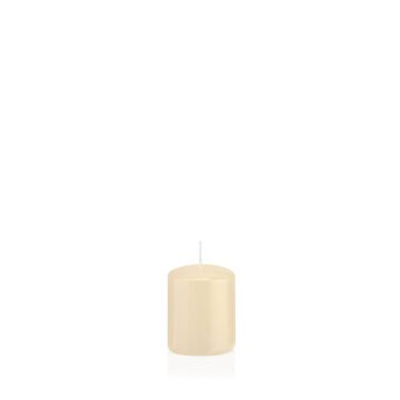Votive candle / Pillar candle MAEVA, cream, 2.4"/6cm, Ø2"/5cm, 14h - Made in Germany