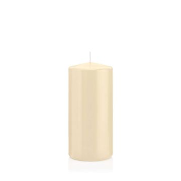 Votive candle / pillar candle MAEVA, cream, 5.9"/15cm, Ø2.8"/7cm, 63h - Made in Germany Votive candle / pillar candle MAEVA, cream, 5.9"/15cm, Ø2.8"/7cm, 63h - Made in Germany