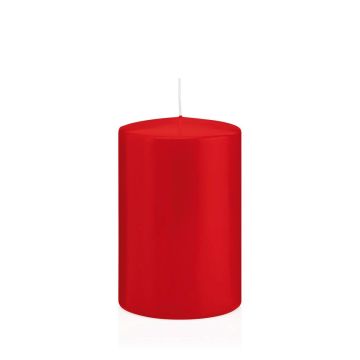 Votive candle / pillar candle MAEVA, red, 5.9"/15cm, Ø3.9"/10cm, 113h - Made in Germany Votive candle / pillar candle MAEVA, red, 5.9"/15cm, Ø3.9"/10cm, 113h - Made in Germany