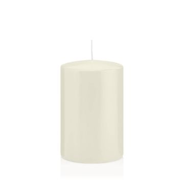 Votive candle / Pillar candle MAEVA, ivory, 6"/15cm, Ø4"/10cm, 113h - Made in Germany Votive candle / Pillar candle MAEVA, ivory, 6"/15cm, Ø4"/10cm, 113h - Made in Germany