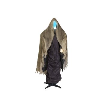 Halloween decorative figure Grim Reaper ARTJOM, kaleidoscopic effects, sound function, LEDs, 175cm