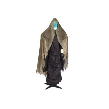 Halloween decorative figure Grim Reaper ARTJOM, kaleidoscopic effects, sound function, LEDs, 6ft/175cm Halloween decorative figure Grim Reaper ARTJOM, kaleidoscopic effects, sound function, LEDs, 6ft/175cm