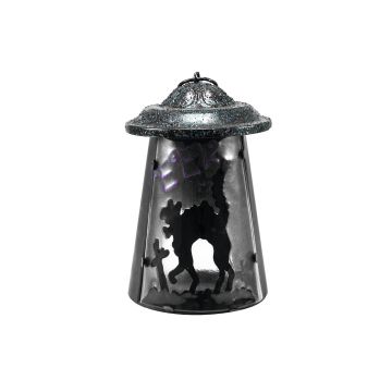 Halloween decorative lantern / light COSMO with tea light holder, cat, 9"/23cm Halloween decorative lantern / light COSMO with tea light holder, cat, 9"/23cm