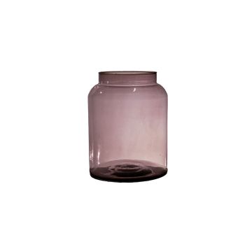 Vase MARTITA made of glass, recycled, violet-clear, 25cm, Ø19cm