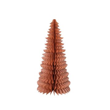 Large TOFA paper Christmas tree, light pink, 130cm