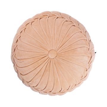 Round seat cushion BELLONA, pale pink, 4"x16"/10x40cm