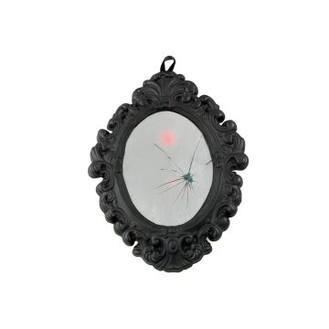 MIRZELLA Halloween Decorative Magic Mirror, sound function, LED, grey, 35cm