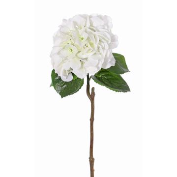 Artificial hydrangea CHIDORI, white-green, 24"/60cm, Ø 8"/20cm