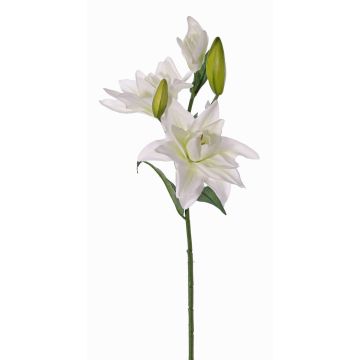 Artificial flower Lily ISALIE, white-green, 31"/80cm, Ø 5.9"/15cm Artificial flower Lily ISALIE, white-green, 31"/80cm, Ø 5.9"/15cm
