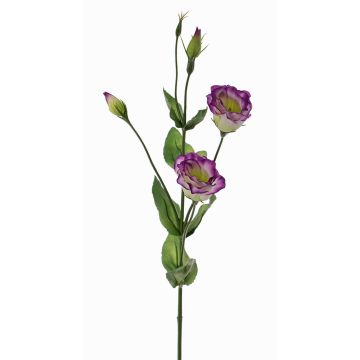 Artificial Lisianthus flower JUDIKA, violet-green, 28"/70cm, Ø 2"/5cm Artificial Lisianthus flower JUDIKA, violet-green, 28"/70cm, Ø 2"/5cm