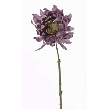 Artificial sunflower JANIKA, dark purple, 24"/60cm, Ø5.1"/13cm Artificial sunflower JANIKA, dark purple, 24"/60cm, Ø5.1"/13cm