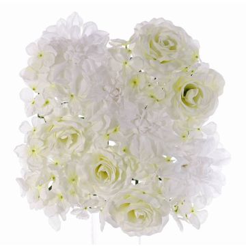Decorative peony, dahlia and hydrangea mat EVOLET, white, 25x25cm Decorative peony, dahlia and hydrangea mat EVOLET, white, 25x25cm