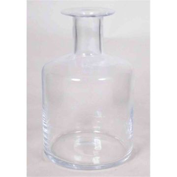 Glass bottle JUNELA, cylinder/round, clear, 11"/28cm, Ø7"/17cm Glass bottle JUNELA, cylinder/round, clear, 11"/28cm, Ø7"/17cm